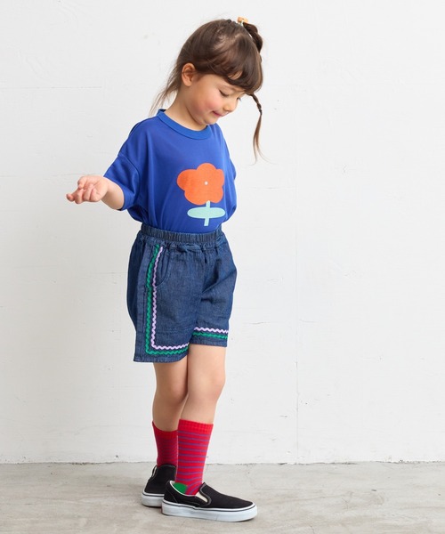 HOGAN RANCH WEAR（ホーガンランチウエア）の「【超吸水速乾】イラストT（kids/XS～LL）（Tシャツ/カットソー・キッズ・オフホワイト/ブルー/ブラック/ピンク/グリーン/ブラウン・XS/S/M/L/LL）」の19枚目の写真