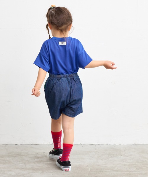 HOGAN RANCH WEAR（ホーガンランチウエア）の「【超吸水速乾】イラストT（kids/XS～LL）（Tシャツ/カットソー・キッズ・オフホワイト/ブルー/ブラック/ピンク/グリーン/ブラウン・XS/S/M/L/LL）」の20枚目の写真