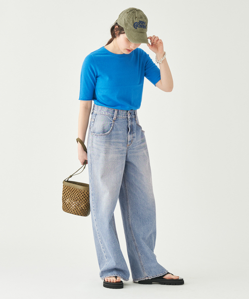 plage（プラージュ）の「《追加》【R’IAM】WIDE デニム（デニムパンツ・レディース・ブルー・34/36/38）」の17枚目の写真