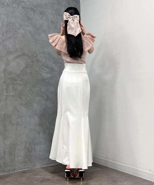 EIMY ISTOIRE（エイミーイストワール）の「パールスプリンクルバレッタ（バレッタ/ヘアクリップ・レディース・サックスブルー/ブラック/その他8/ピンク/ホワイト/ベージュ・F）」の20枚目の写真