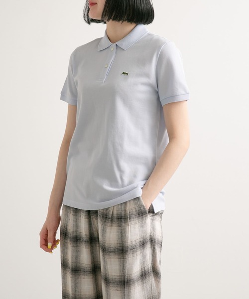 LACOSTE(ラコステ)の「LACOSTE 半袖ポロシャツ(ポロシャツ・レディース・ホワイト/ピンク/ネイビー/ブラック/ライトピンク/ブルー・36)」の4枚目の写真