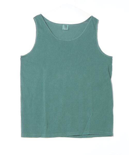 comfort colors(コンフォートカラーズ)の「【COMFORT COLORS】6.1oz ガーメントダイ タンクトップ(タンクトップ・メンズ・グリーン系その他/ピンク/インディゴブルー/グレー/ホワイト/ブルー系その他/スミクロ/グリーン/オレンジ系その他/レッド系その他/パープル/ブラック・MEDIUM/LARGE/X-LARGE/SMALL)」の5枚目の写真