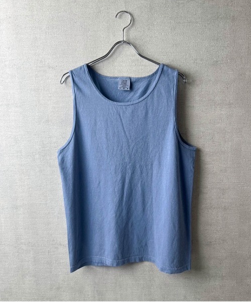 comfort colors(コンフォートカラーズ)の「【COMFORT COLORS】6.1oz ガーメントダイ タンクトップ(タンクトップ・メンズ・グリーン系その他/ピンク/インディゴブルー/グレー/ホワイト/ブルー系その他/スミクロ/グリーン/オレンジ系その他/レッド系その他/パープル/ブラック・MEDIUM/LARGE/X-LARGE/SMALL)」の8枚目の写真