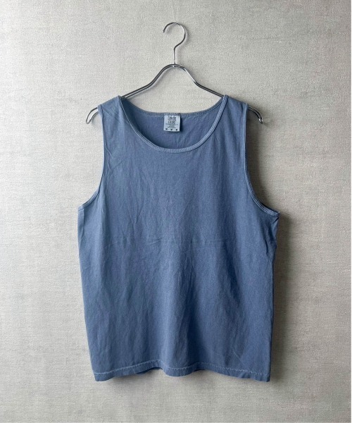 comfort colors(コンフォートカラーズ)の「【COMFORT COLORS】6.1oz ガーメントダイ タンクトップ(タンクトップ・メンズ・グリーン系その他/ピンク/インディゴブルー/グレー/ホワイト/ブルー系その他/スミクロ/グリーン/オレンジ系その他/レッド系その他/パープル/ブラック・MEDIUM/LARGE/X-LARGE/SMALL)」の7枚目の写真