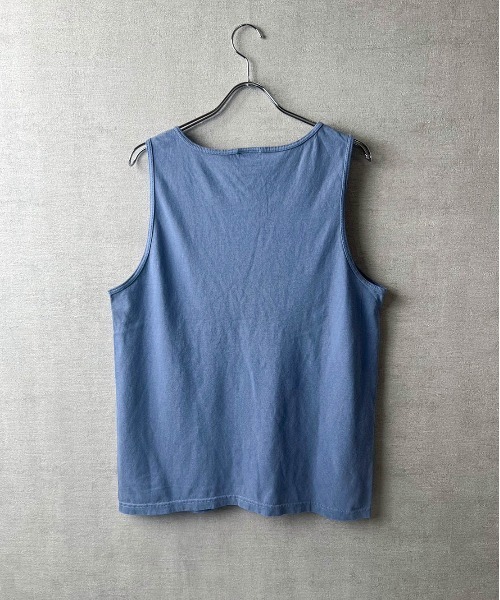 comfort colors(コンフォートカラーズ)の「【COMFORT COLORS】6.1oz ガーメントダイ タンクトップ(タンクトップ・メンズ・グリーン系その他/ピンク/インディゴブルー/グレー/ホワイト/ブルー系その他/スミクロ/グリーン/オレンジ系その他/レッド系その他/パープル/ブラック・MEDIUM/LARGE/X-LARGE/SMALL)」の17枚目の写真