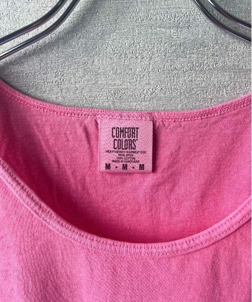 comfort colors(コンフォートカラーズ)の「【COMFORT COLORS】6.1oz ガーメントダイ タンクトップ(タンクトップ・メンズ・グリーン系その他/ピンク/インディゴブルー/グレー/ホワイト/ブルー系その他/スミクロ/グリーン/オレンジ系その他/レッド系その他/パープル/ブラック・MEDIUM/LARGE/X-LARGE/SMALL)」の19枚目の写真