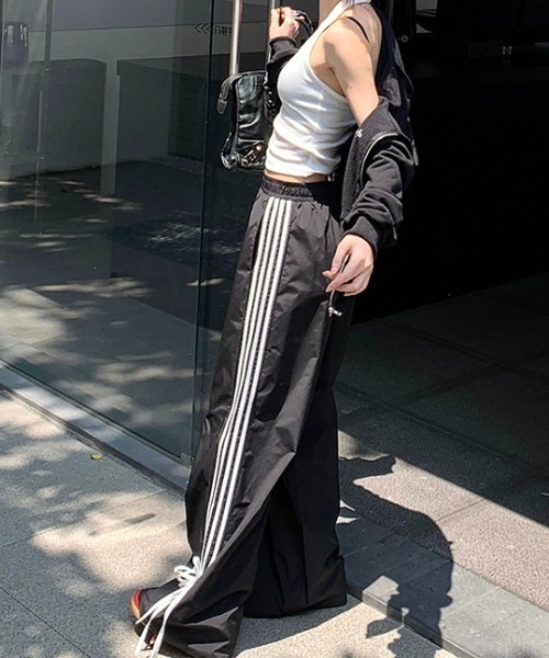 .KOM（ドットコム）の「A'GEM/9 × .kom 『.KOM/ドットケーオーエム』 ラインリボンパンツ（その他パンツ・レディース・ブラック・S/M）」の17枚目の写真