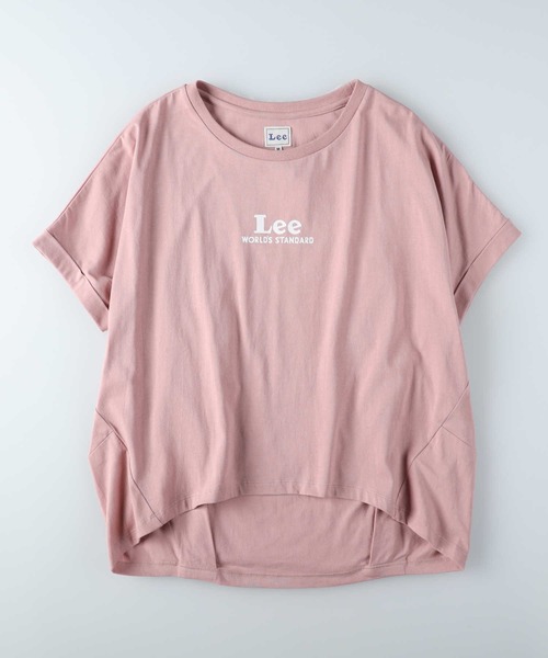 Lee(リー)の「Lee(リー)バルーンフィットTシャツ(Tシャツ/カットソー・レディース・ピンク・L/M/S/XL)」の1枚目の写真