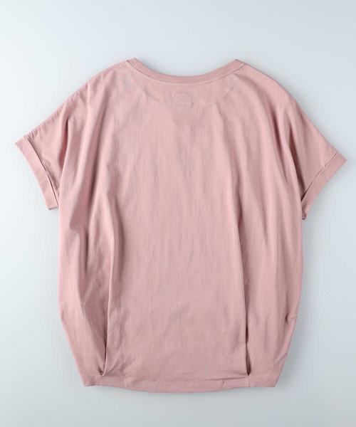 Lee(リー)の「Lee(リー)バルーンフィットTシャツ(Tシャツ/カットソー・レディース・ピンク・L/M/S/XL)」の2枚目の写真