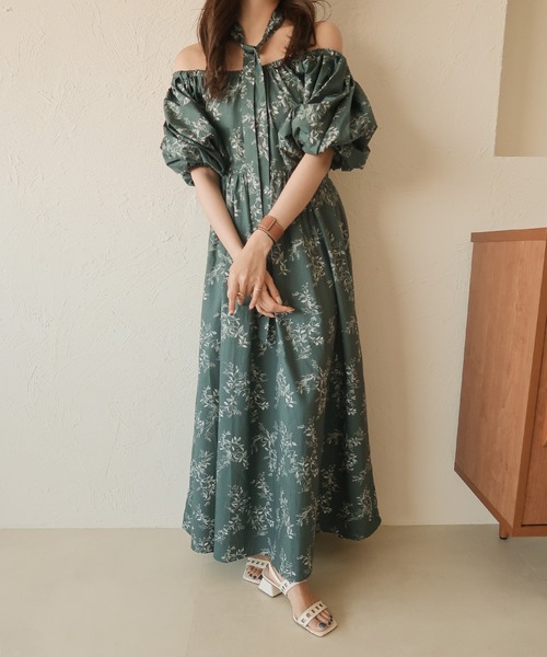 mideal（マイディール）の「original floral onepiece