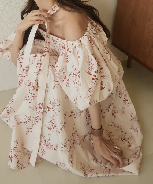 mideal（マイディール）の「original floral onepiece