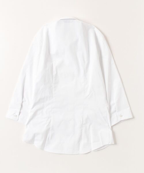 TOKYO SHIRTS（トウキョウシャツ）の「形態安定ノーアイロン レギュラー 7分袖ビジネスワイシャツ フォーマル（ビジネスシャツ・レディース・ホワイト・S/M/L/LL/XL/XS）」の3枚目の写真