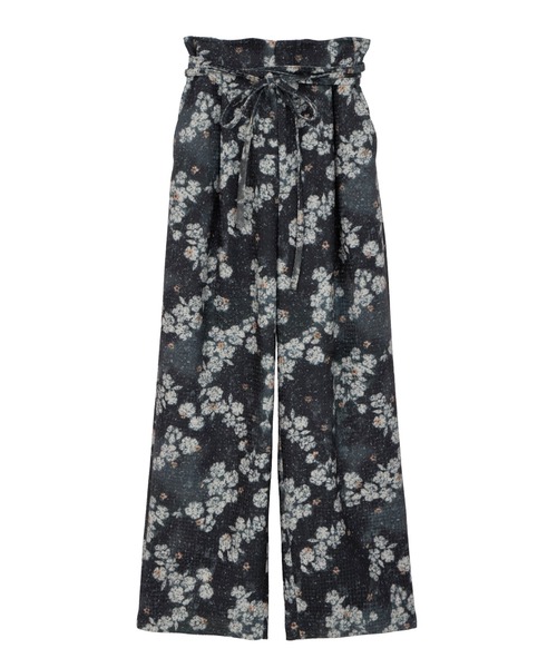 Ameri パンツ LAYERED DETAIL STRAIGHT PANTS レディース