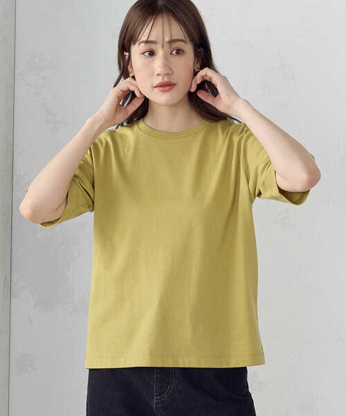 COMME CA ISM(コムサイズム)の「カラーTシャツ 七夕(Tシャツ/カットソー・レディース・ネイビー/イエロー/パープル/グリーン/ブルー/アイボリー・SMALL/MEDIUM/LARGE)」の15枚目の写真