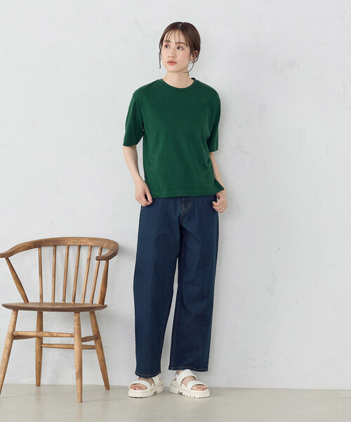 COMME CA ISM(コムサイズム)の「カラーTシャツ 七夕(Tシャツ/カットソー・レディース・ネイビー/イエロー/パープル/グリーン/ブルー/アイボリー・SMALL/MEDIUM/LARGE)」の16枚目の写真