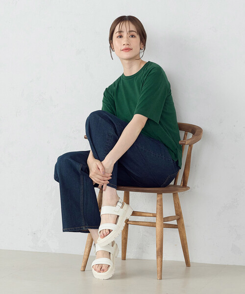 COMME CA ISM(コムサイズム)の「カラーTシャツ 七夕(Tシャツ/カットソー・レディース・ネイビー/イエロー/パープル/グリーン/ブルー/アイボリー・SMALL/MEDIUM/LARGE)」の17枚目の写真