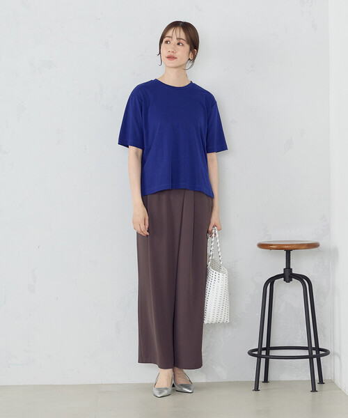 COMME CA ISM(コムサイズム)の「カラーTシャツ 七夕(Tシャツ/カットソー・レディース・ネイビー/イエロー/パープル/グリーン/ブルー/アイボリー・SMALL/MEDIUM/LARGE)」の19枚目の写真