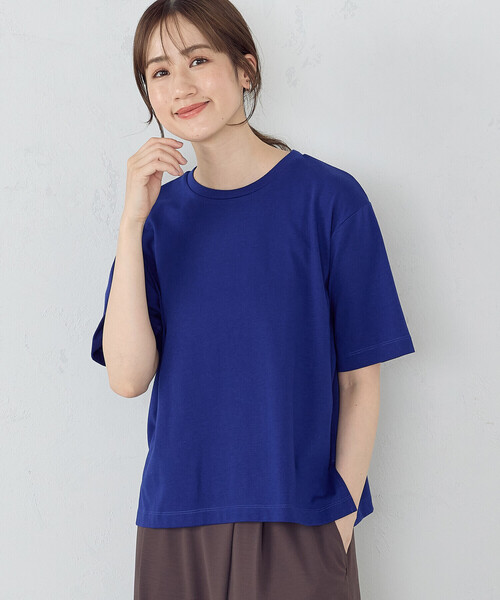 COMME CA ISM(コムサイズム)の「カラーTシャツ 七夕(Tシャツ/カットソー・レディース・ネイビー/イエロー/パープル/グリーン/ブルー/アイボリー・SMALL/MEDIUM/LARGE)」の20枚目の写真