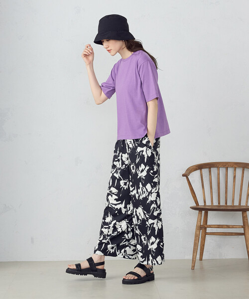 COMME CA ISM(コムサイズム)の「カラーTシャツ 七夕(Tシャツ/カットソー・レディース・ネイビー/イエロー/パープル/グリーン/ブルー/アイボリー・SMALL/MEDIUM/LARGE)」の22枚目の写真