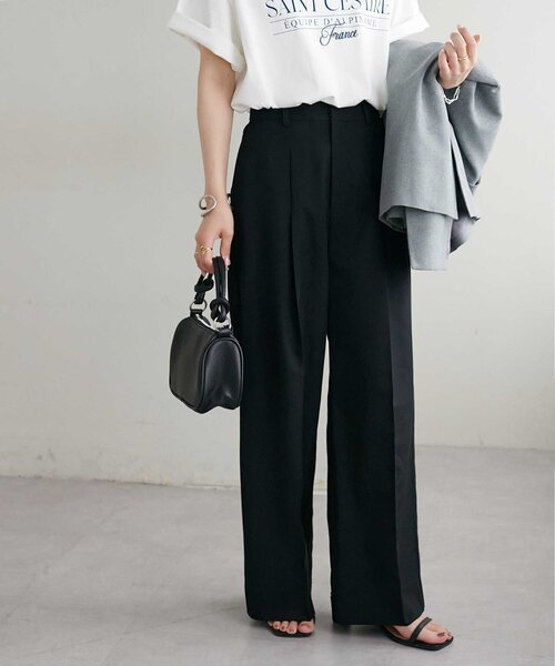 DISCOAT(ディスコート)の「ラップスカートパンツ(その他パンツ・レディース・グレー/ブラック・MEDIUM/LARGE)」の10枚目の写真