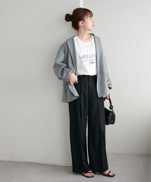 DISCOAT(ディスコート)の「ラップスカートパンツ(その他パンツ・レディース・グレー/ブラック・MEDIUM/LARGE)」の11枚目の写真