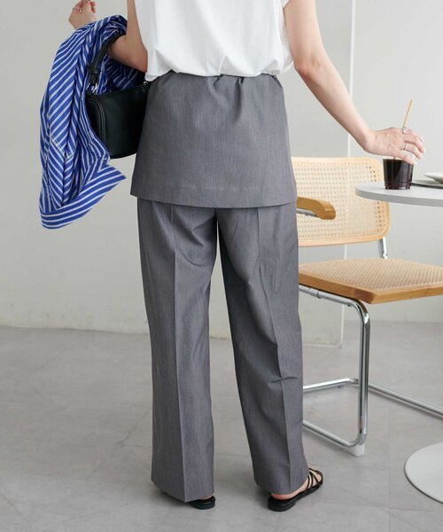 DISCOAT(ディスコート)の「ラップスカートパンツ(その他パンツ・レディース・グレー/ブラック・MEDIUM/LARGE)」の14枚目の写真