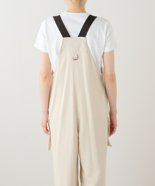 SLOBE citron.(スローブシトロン)の「SLOBE citron.フィッシングサロペット(サロペット/オーバーオール・レディース・アイボリー・FREE)」の14枚目の写真