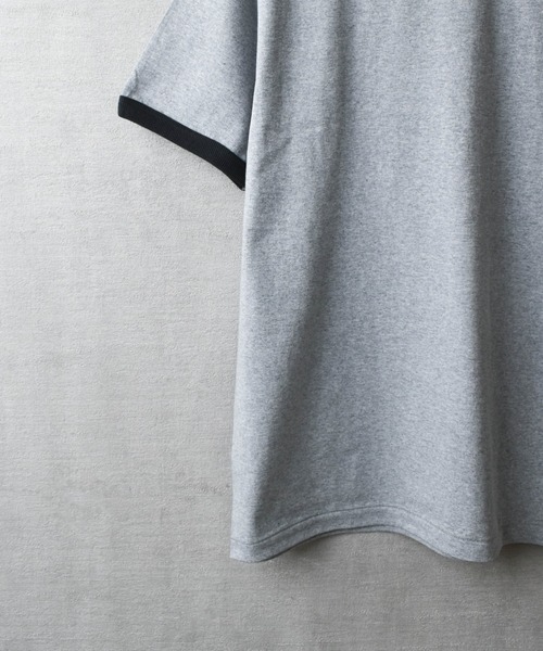 CROSS & STITCH(クロスステッチ)の「【FEW1】【CROSS & STITCH/クロスアンドステッチ】オープンエンド マックスウェイト リンガーTシャツ(Tシャツ/カットソー・メンズ・ブラック×グレー/グレー系1/アイボリー系1/グレー系2/アイボリー系2・MEDIUM/LARGE/X-LARGE)」の8枚目の写真