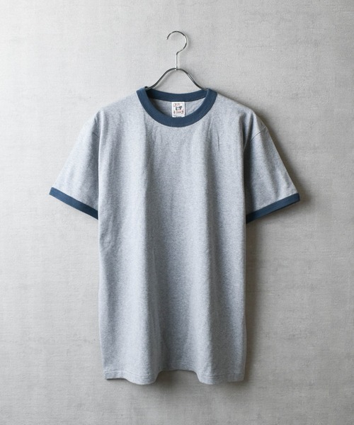 CROSS & STITCH(クロスステッチ)の「【FEW1】【CROSS & STITCH/クロスアンドステッチ】オープンエンド マックスウェイト リンガーTシャツ(Tシャツ/カットソー・メンズ・ブラック×グレー/グレー系1/アイボリー系1/グレー系2/アイボリー系2・MEDIUM/LARGE/X-LARGE)」の20枚目の写真