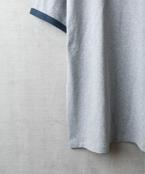 CROSS & STITCH(クロスステッチ)の「【FEW1】【CROSS & STITCH/クロスアンドステッチ】オープンエンド マックスウェイト リンガーTシャツ(Tシャツ/カットソー・メンズ・ブラック×グレー/グレー系1/アイボリー系1/グレー系2/アイボリー系2・MEDIUM/LARGE/X-LARGE)」の21枚目の写真