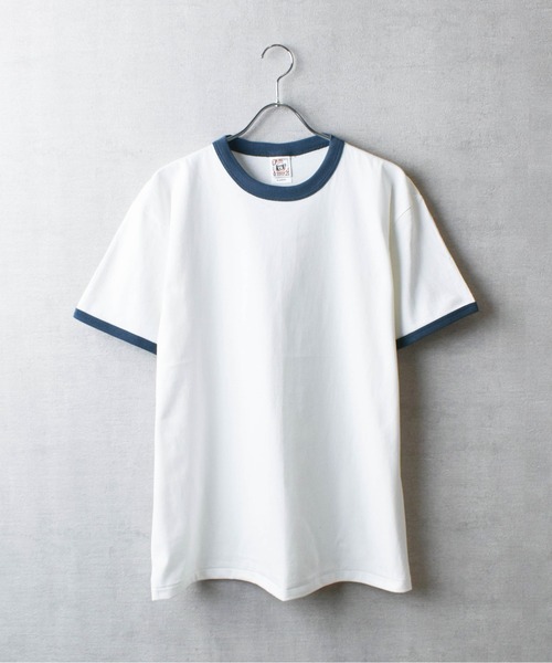 CROSS & STITCH(クロスステッチ)の「【FEW1】【CROSS & STITCH/クロスアンドステッチ】オープンエンド マックスウェイト リンガーTシャツ(Tシャツ/カットソー・メンズ・ブラック×グレー/グレー系1/アイボリー系1/グレー系2/アイボリー系2・MEDIUM/LARGE/X-LARGE)」の18枚目の写真