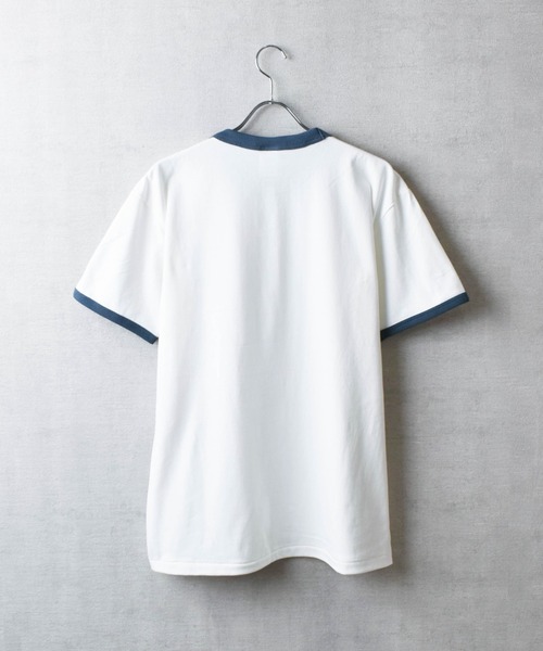 CROSS & STITCH(クロスステッチ)の「【FEW1】【CROSS & STITCH/クロスアンドステッチ】オープンエンド マックスウェイト リンガーTシャツ(Tシャツ/カットソー・メンズ・ブラック×グレー/グレー系1/アイボリー系1/グレー系2/アイボリー系2・MEDIUM/LARGE/X-LARGE)」の11枚目の写真