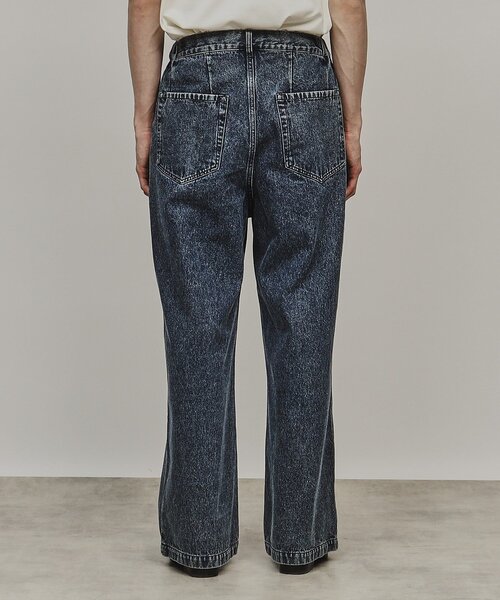 tk.TAKEO KIKUCHI（ティーケータケオキクチ）の「◆ケミカルウォッシュAラインワイドデニム（デニムパンツ・メンズ・チャコールグレー/ブルー・01/02/03）」の7枚目の写真