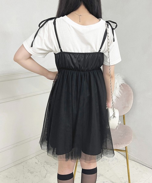 apres jour(アプレジュール)の「French girly collection チュールミニワンピース【ZOZOTOWN限定アイテム】(ワンピース・レディース・ブラック系その他/ブラック・X-LARGE/フリー)」の9枚目の写真