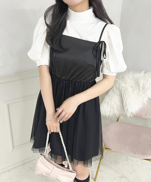 apres jour(アプレジュール)の「French girly collection チュールミニワンピース【ZOZOTOWN限定アイテム】(ワンピース・レディース・ブラック系その他/ブラック・X-LARGE/フリー)」の13枚目の写真
