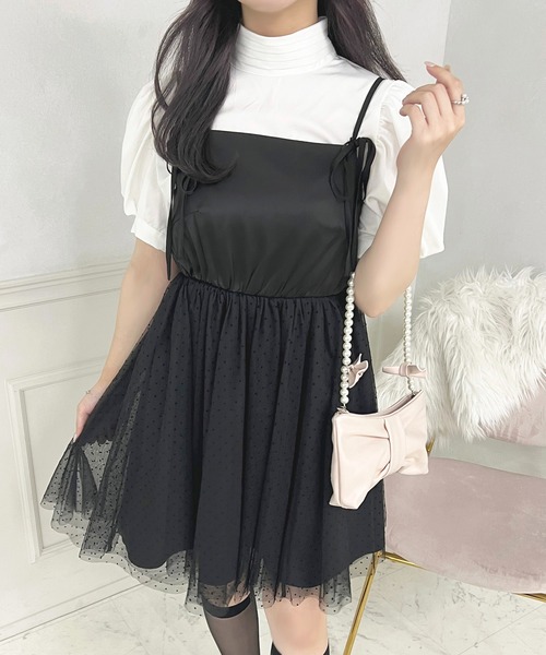 apres jour(アプレジュール)の「French girly collection チュールミニワンピース【ZOZOTOWN限定アイテム】(ワンピース・レディース・ブラック系その他/ブラック・X-LARGE/フリー)」の16枚目の写真