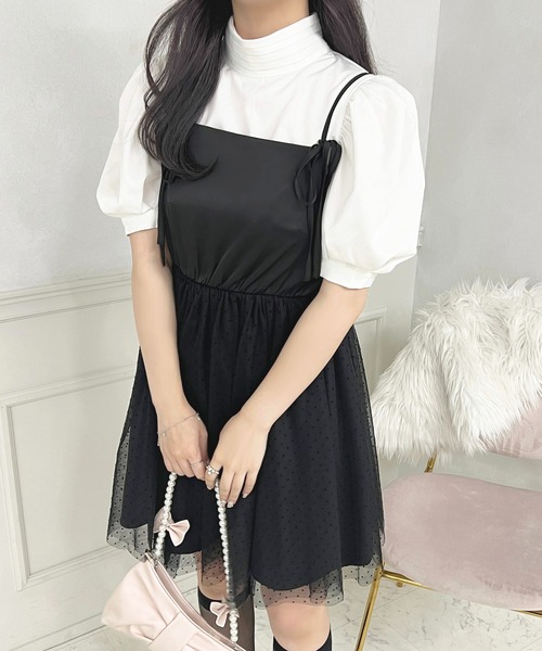 apres jour(アプレジュール)の「French girly collection チュールミニワンピース【ZOZOTOWN限定アイテム】(ワンピース・レディース・ブラック系その他/ブラック・X-LARGE/フリー)」の17枚目の写真