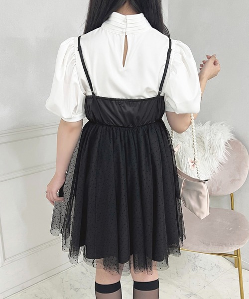 apres jour(アプレジュール)の「French girly collection チュールミニワンピース【ZOZOTOWN限定アイテム】(ワンピース・レディース・ブラック系その他/ブラック・X-LARGE/フリー)」の18枚目の写真