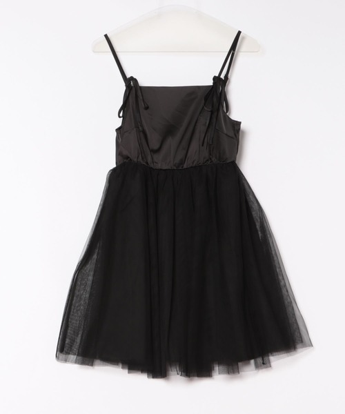 apres jour(アプレジュール)の「French girly collection チュールミニワンピース【ZOZOTOWN限定アイテム】(ワンピース・レディース・ブラック系その他/ブラック・X-LARGE/フリー)」の4枚目の写真