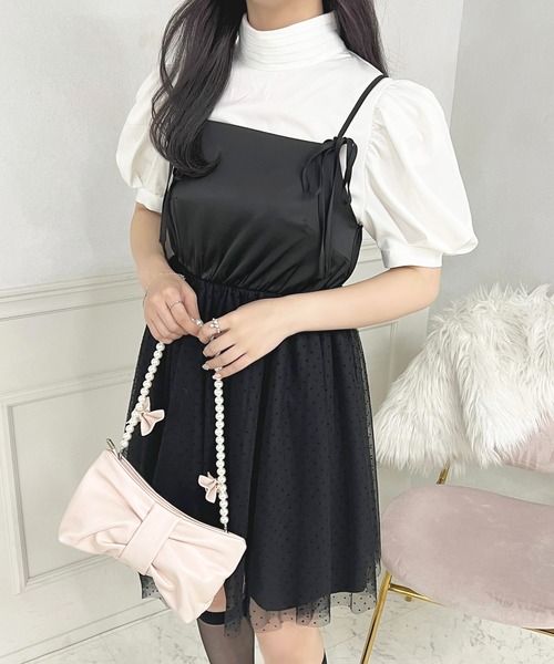 セール】French girly collection チュールミニワンピース【ZOZOTOWN