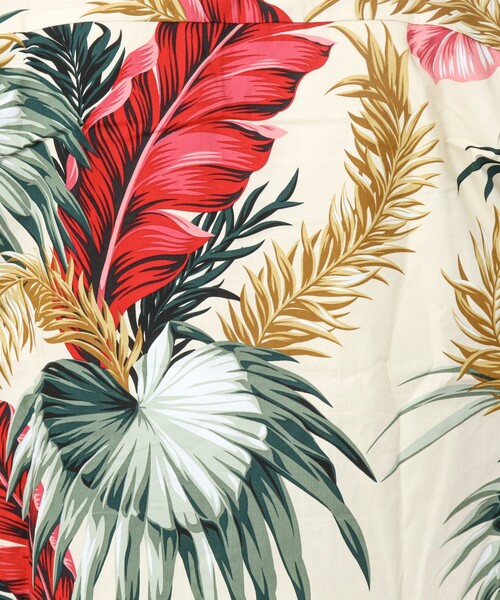 NOLLEY’S(ノーリーズ)の「【Hilo Hattie/ヒロハッティ】別注アロハシャツ MIX LEAF(シャツ/ブラウス・メンズ・ホワイト系その他/グリーン系その他・L/M)」の12枚目の写真