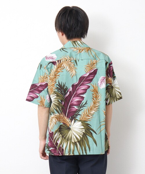 NOLLEY’S(ノーリーズ)の「【Hilo Hattie/ヒロハッティ】別注アロハシャツ MIX LEAF(シャツ/ブラウス・メンズ・ホワイト系その他/グリーン系その他・L/M)」の17枚目の写真