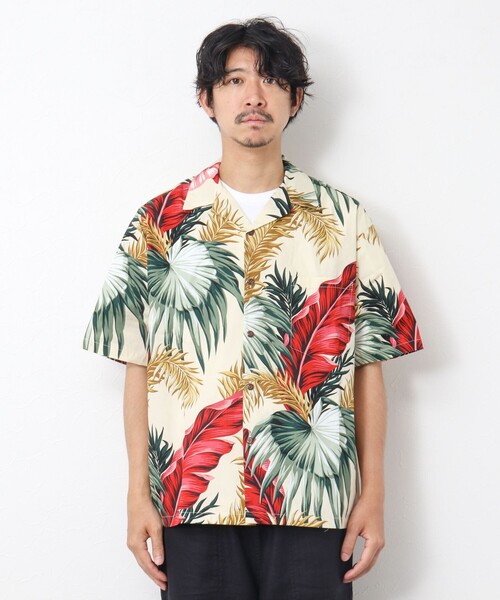 NOLLEY’S(ノーリーズ)の「【Hilo Hattie/ヒロハッティ】別注アロハシャツ MIX LEAF(シャツ/ブラウス・メンズ・ホワイト系その他/グリーン系その他・L/M)」の22枚目の写真