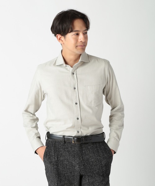 【セール】コットンツイル起毛シャツ（シャツ/ブラウス）｜CROWDED CLOSET（クラウデッドクローゼット）