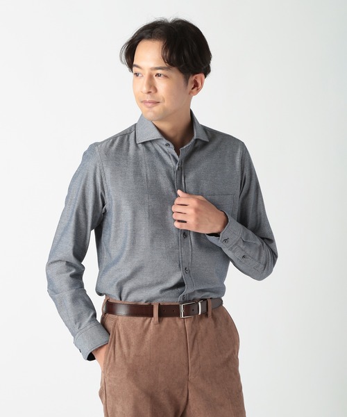 【セール】コットンツイル起毛シャツ（シャツ/ブラウス）｜CROWDED CLOSET（クラウデッドクローゼット）