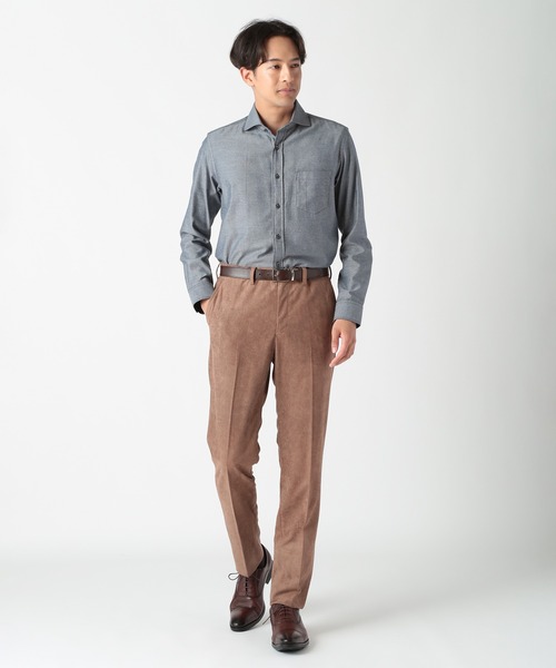 【セール】コットンツイル起毛シャツ（シャツ/ブラウス）｜CROWDED CLOSET（クラウデッドクローゼット）