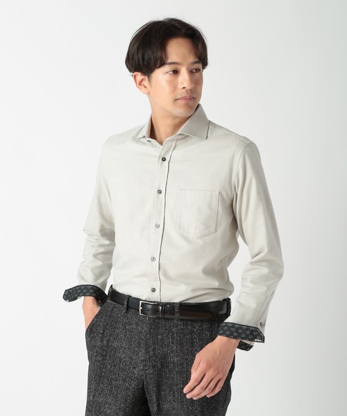 【セール】コットンツイル起毛シャツ（シャツ/ブラウス）｜CROWDED CLOSET（クラウデッドクローゼット）