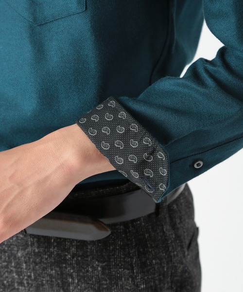 【セール】コットンツイル起毛シャツ（シャツ/ブラウス）｜CROWDED CLOSET（クラウデッドクローゼット）