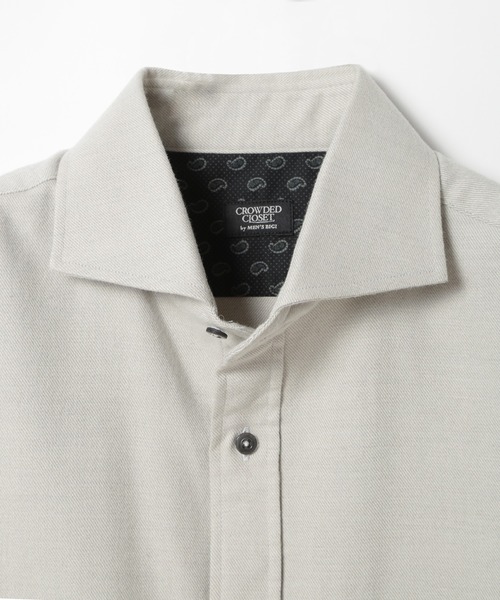 【セール】コットンツイル起毛シャツ（シャツ/ブラウス）｜CROWDED CLOSET（クラウデッドクローゼット）