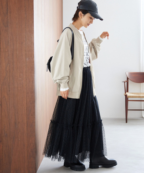 JOURNAL STANDARD relume（ジャーナルスタンダード　レリューム）の「《追加2》ウォッシャブルナイロンタッサーMA-1（MA-1・レディース・ブラウン/カーキ/ネイビー/ベージュ・FREE）」の16枚目の写真